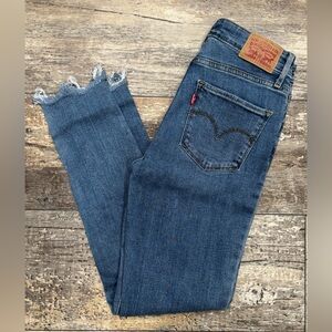 Levi's high rise skinny jeans